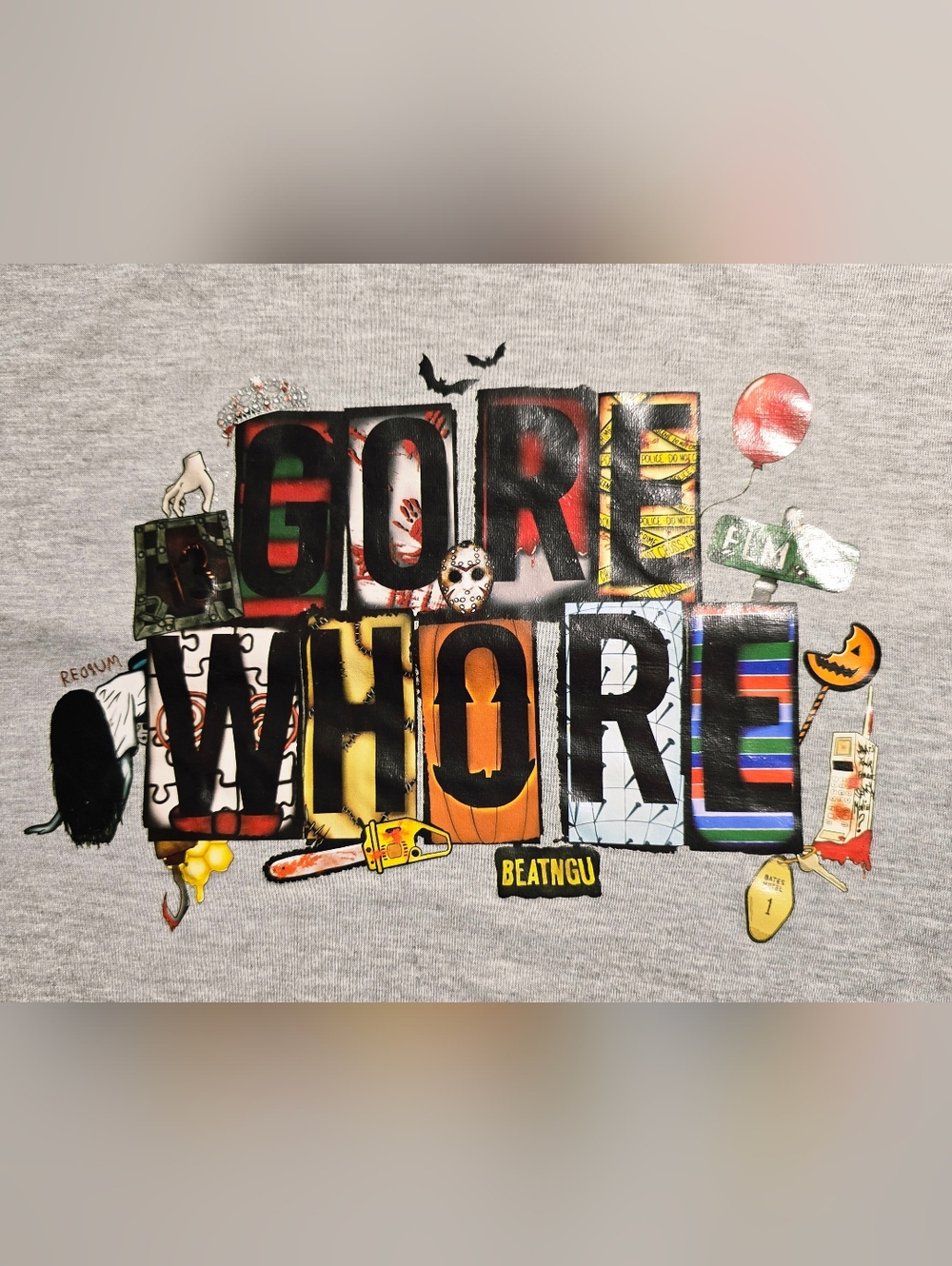 Gore Wh🎃re Graphic Tee Women’s 2XL Horror Movie Fan Halloween Shirt Spooky - Picture 3 of 6